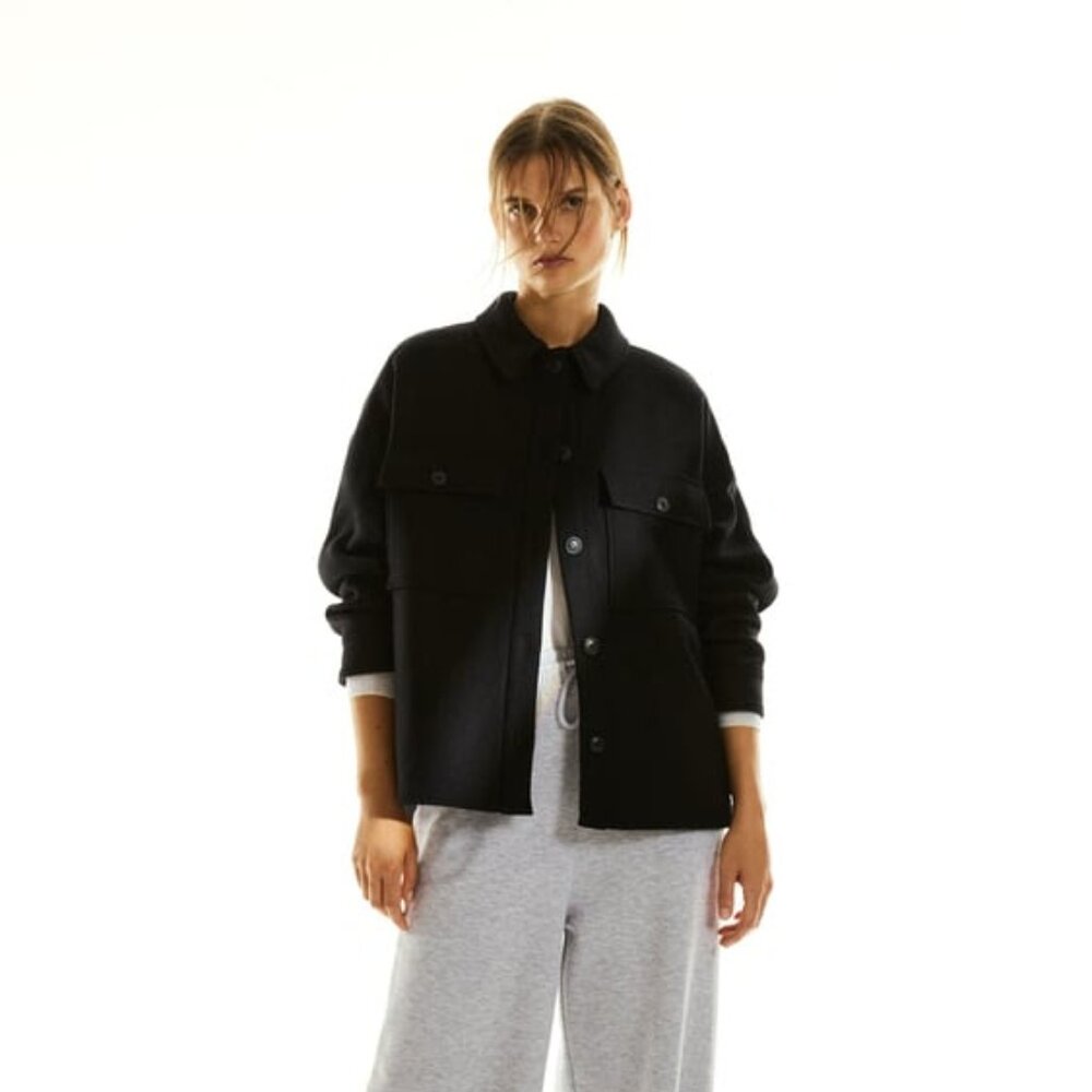 ZARA WOOL BLEND OVERSHIRT